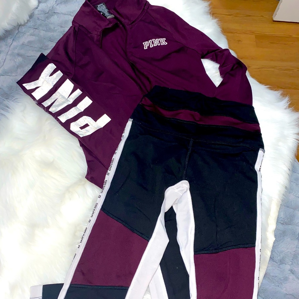 VS Pink Tracksuit set